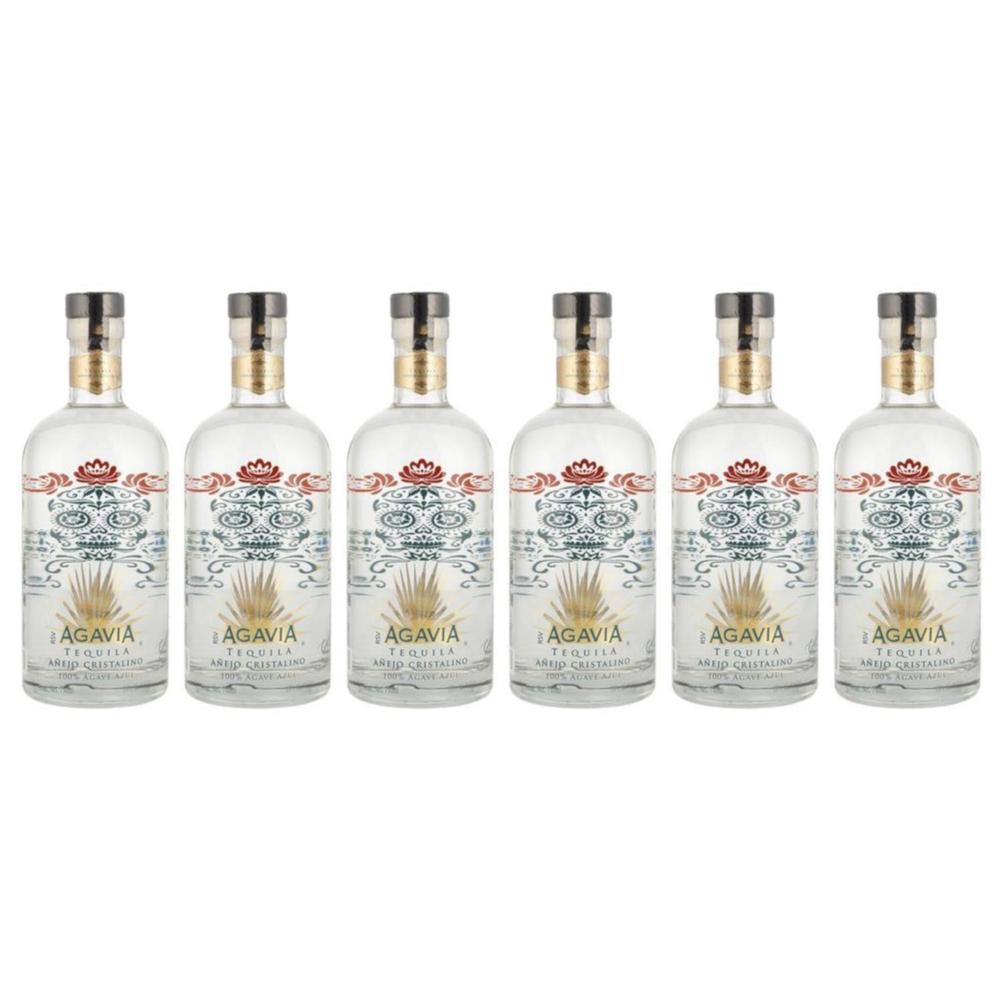 Pack de 6 Tequila Agavia Añejo Cristalino 750 ml