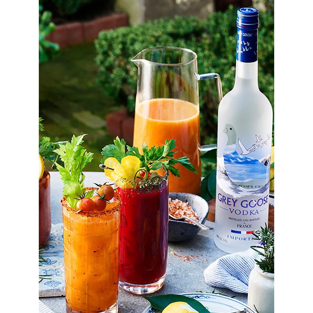 Paquete de 3 Vodka Grey Goose 1 L