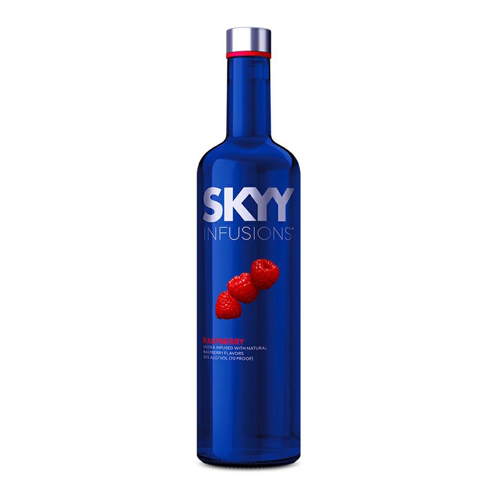 Paquete de 3 Vodka Skyy Infusions Raspberry 700 ml