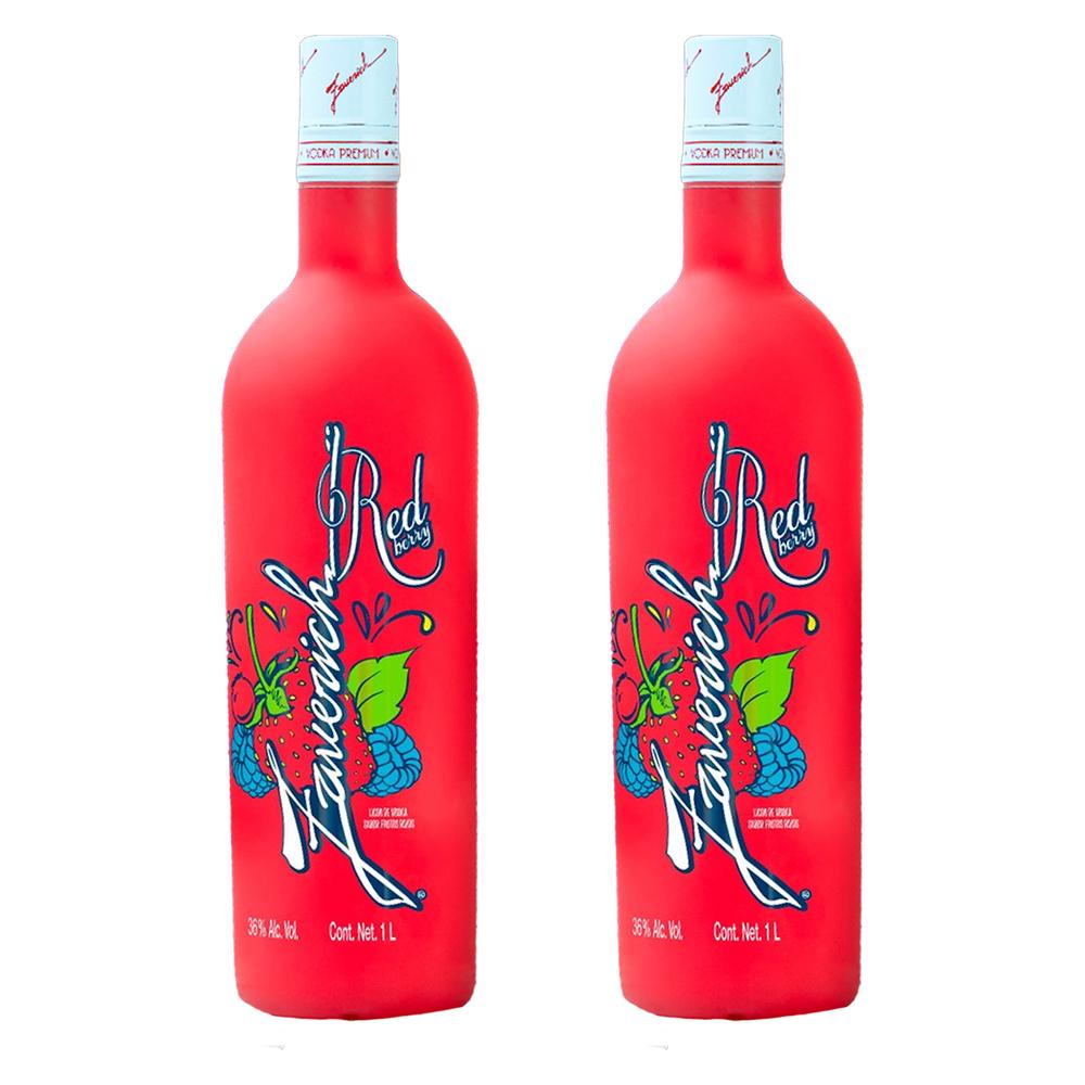 Pack de 2 Vodka Zaverich Red Berry 1 L