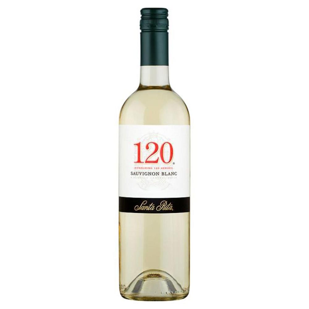 Pack de 6 Vino Blanco Santa Rita Viña 120 Sauvignon Blanc 187 ml