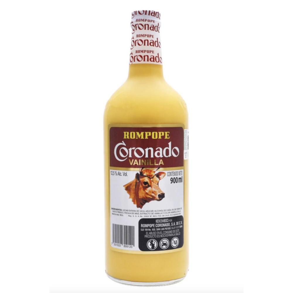 Pack de 4 Rompope Coronado de Vainilla de 900 ml