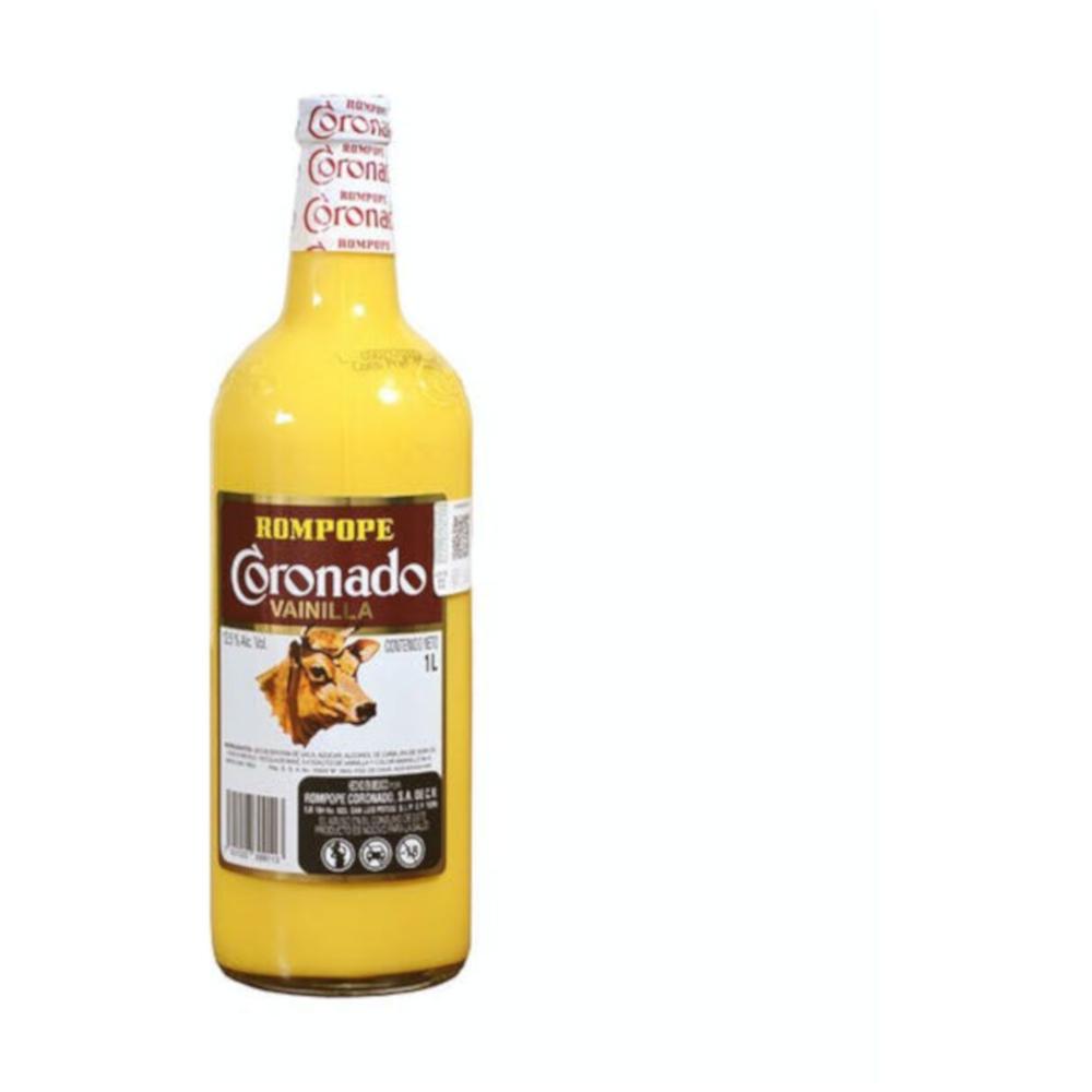 Pack de 4 Rompope Coronado de Vainilla de 900 ml