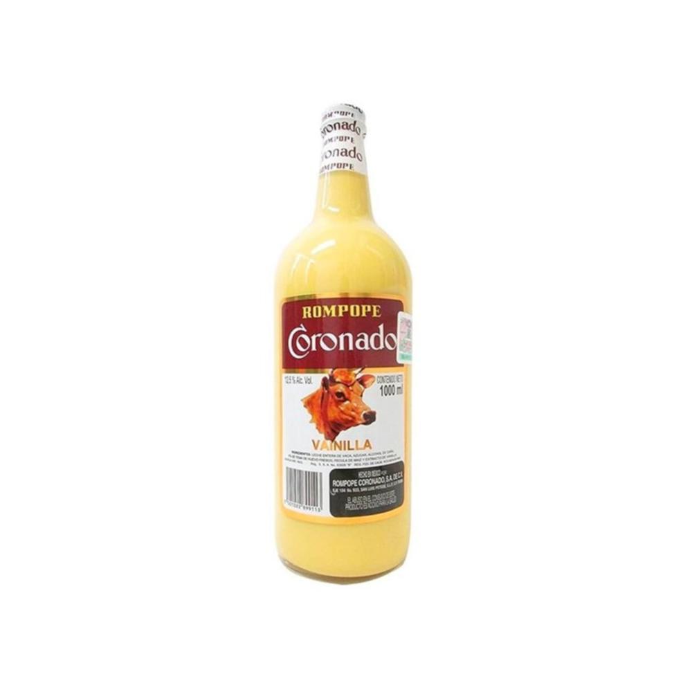Pack de 4 Rompope Coronado de Vainilla de 900 ml