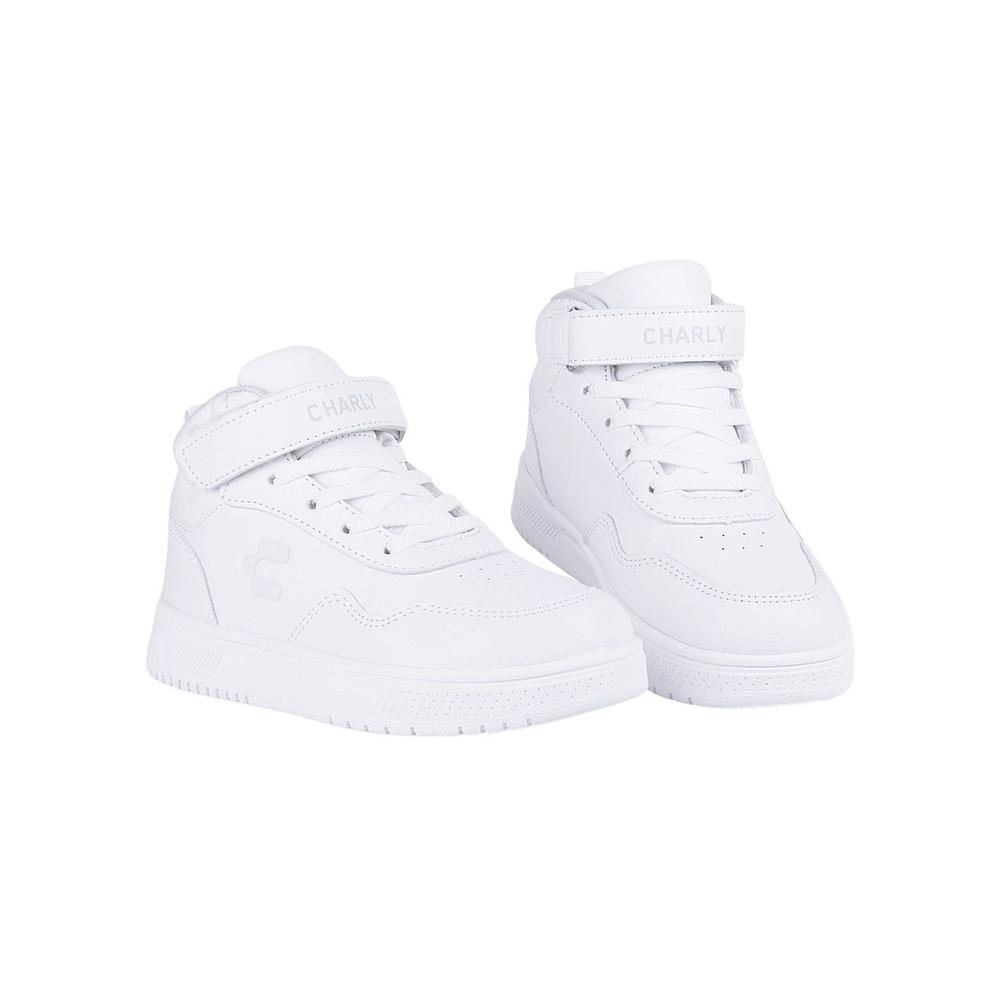 Tenis Niño Escolar Blanco Charly 02304013