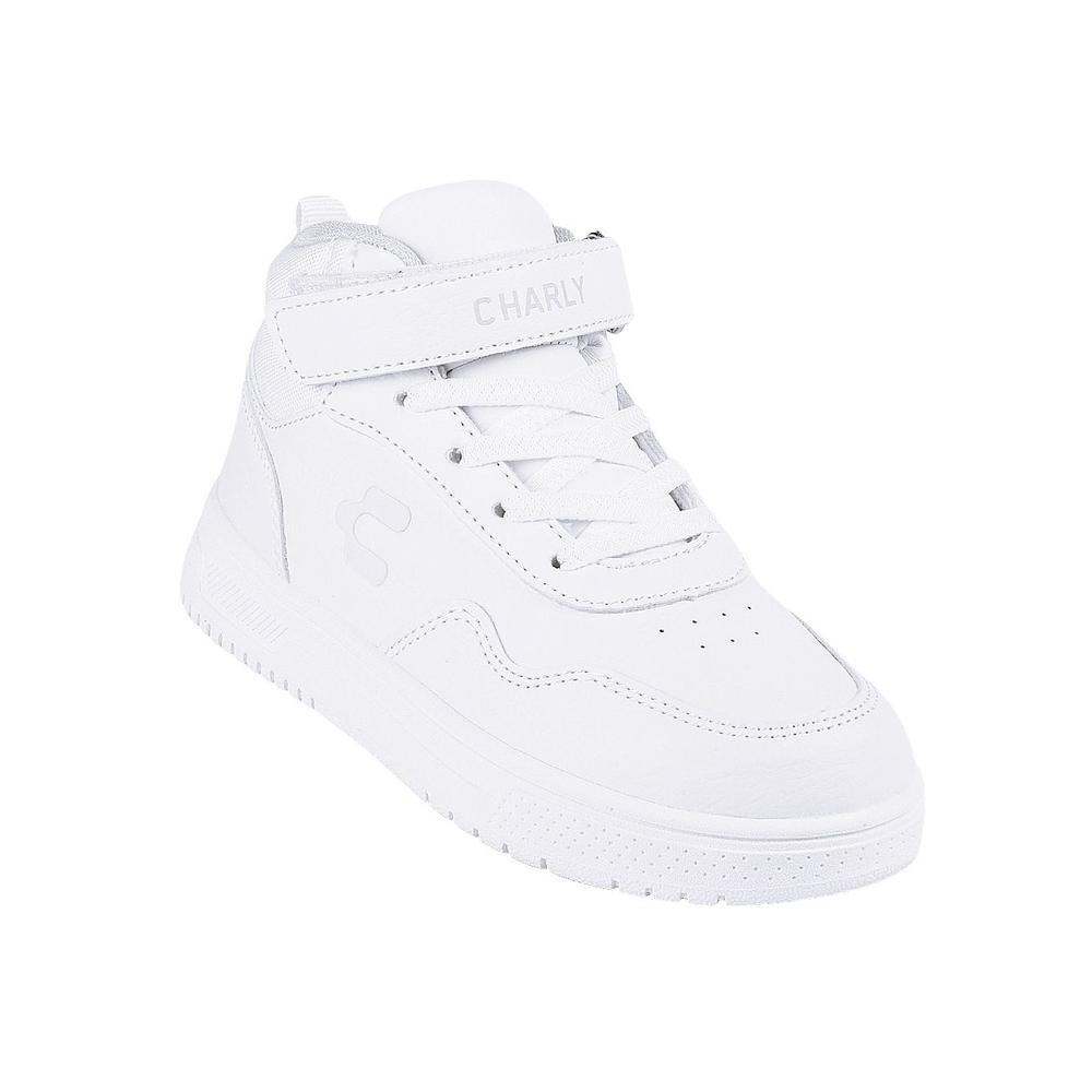 Tenis Niño Escolar Blanco Charly 02304013