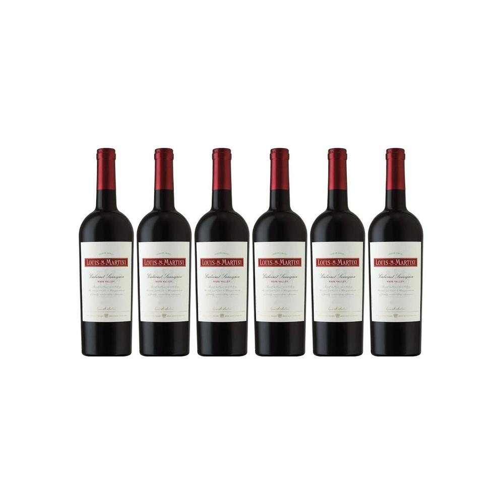 Pack de 6 Vino Tinto Louis M Martini Napa Valley Cabernet Sauvignon 750 ml