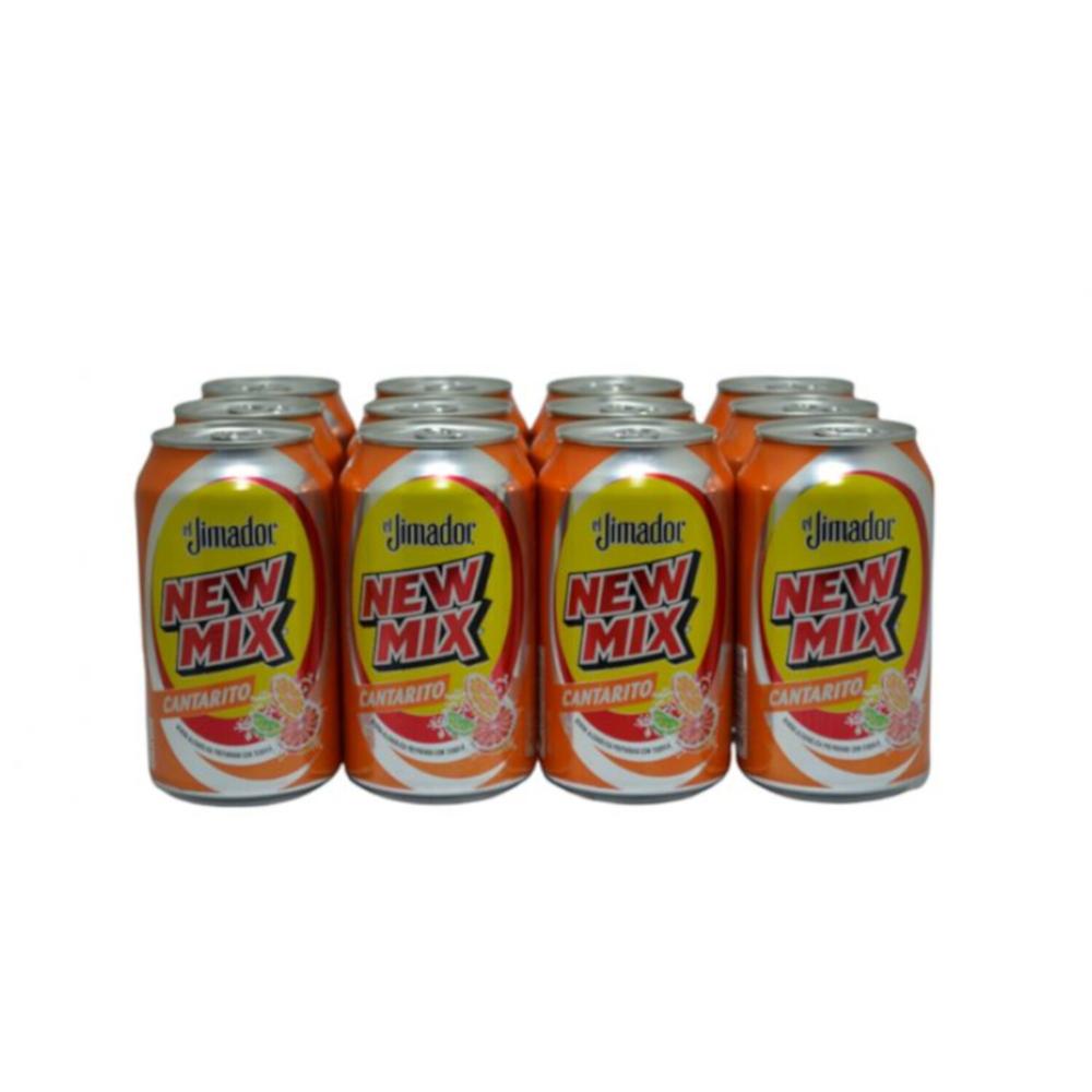 Pack de 24 Bebida Preparada New Mix Jimador Cantarito 350 ml