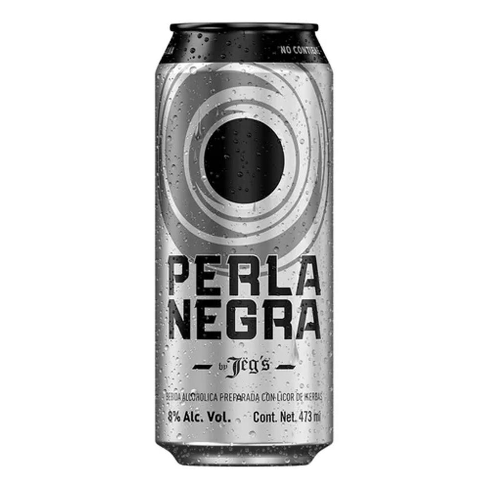 Pack de 12 Bebida Preparada Perla Negra Jeg's Lata 473 ml
