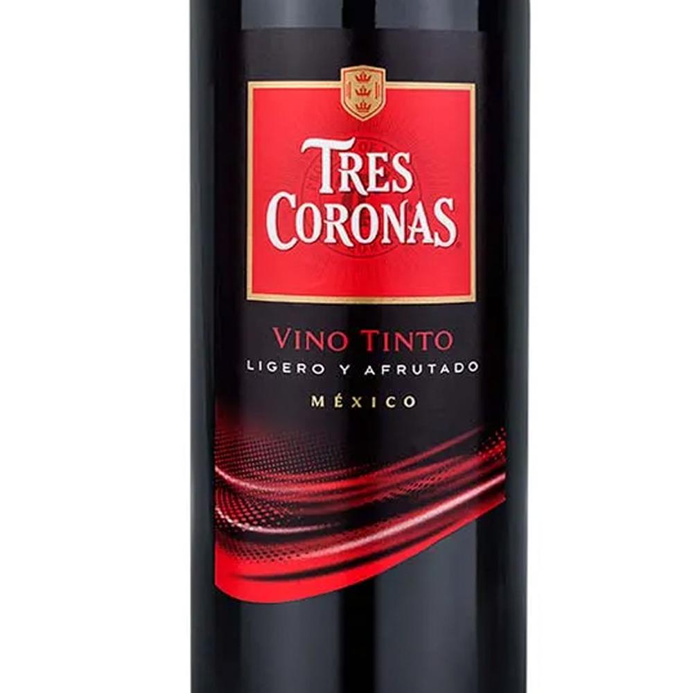 Pack de 2 Vino Tinto Tres Coronas Afrutado 750 ml