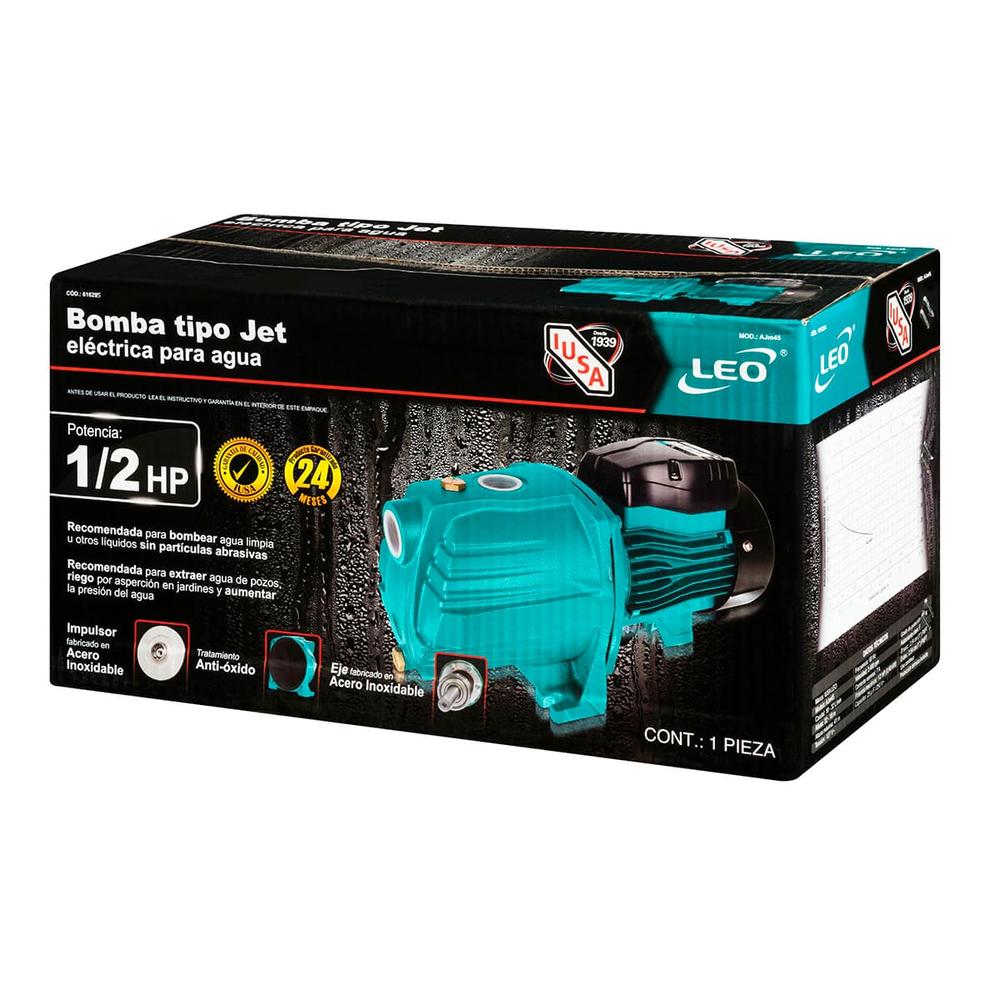 Bomba de agua eléctrica tipo jet 1 HP