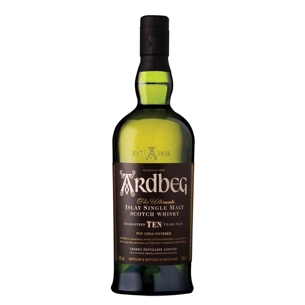 Whisky Ardbeg Single Malt 10 Años 750 ml