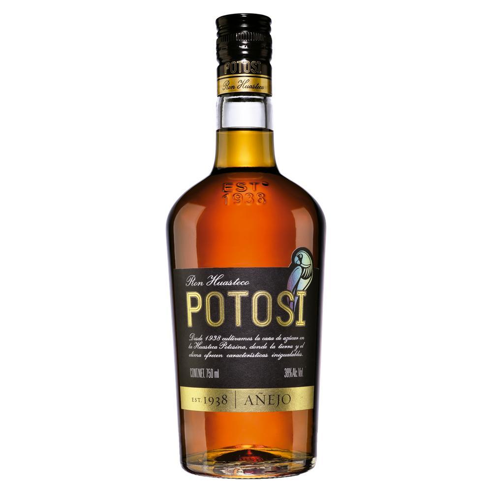 Caja de 12 Ron Potosi Añejo 750 ml