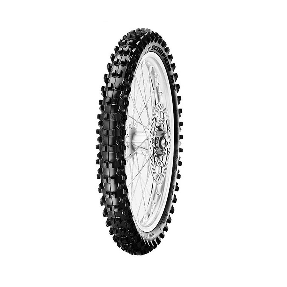 Llanta 70/100-19 para moto uso sin camara tubeless front rear 42M Scorpion MX Pirelli