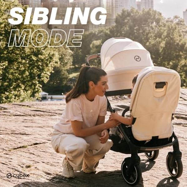 Cybex Gazelle S - Cochecito todo en uno para bebés y niños pequeños con más de 20 configuraciones modulares, reclinación ergonómica casi plana, cesta para la compra y plegado compa.