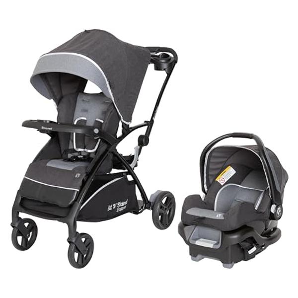 Sistema de viaje para compras 5 en 1 Sit N Stand® de Baby Trend con asiento infantil para auto Ally 35, Spectra.