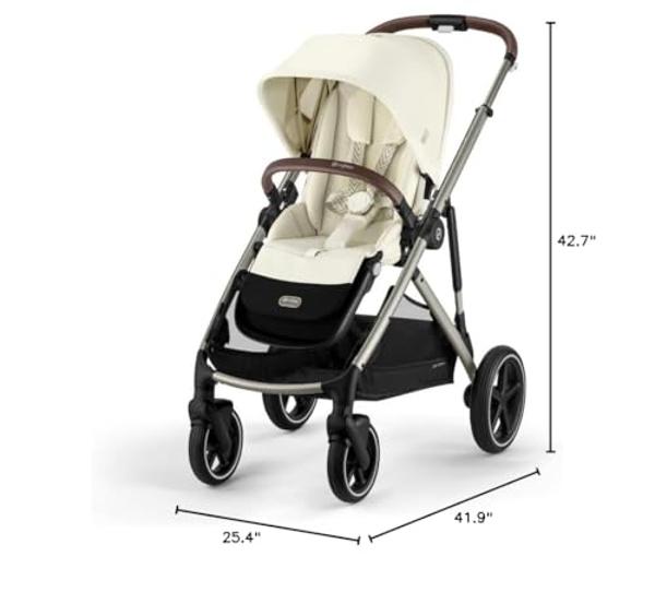 Cybex Gazelle S - Cochecito todo en uno para bebés y niños pequeños con más de 20 configuraciones modulares, reclinación ergonómica casi plana, cesta para la compra y plegado compa.