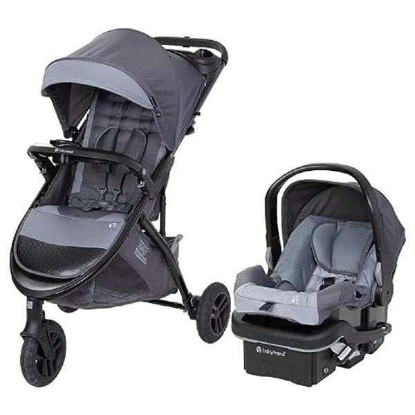 Sistema de viaje para cochecito todoterreno Baby Trend Tango™ 3 con asiento infantil para auto EZ-Lift™ PLUS, gris ultra.