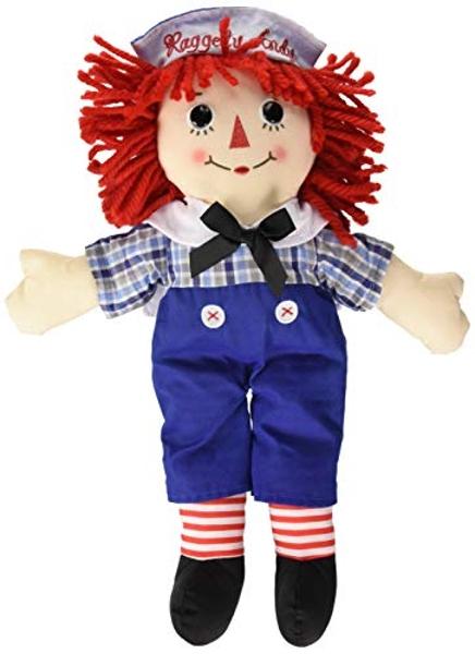 Paquete de 2 muñecas Aurora: Raggedy Ann y Raggedy Andy clásicas grandes de 16''.