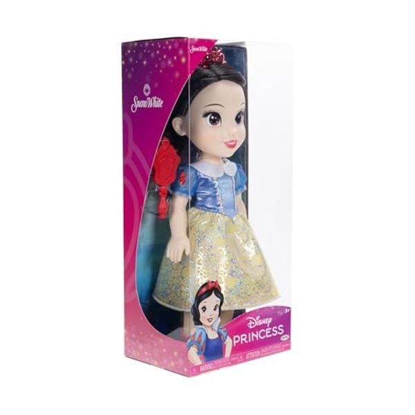 Muñeca Disney Princess My Friend Blancanieves de 14 pulgadas de alto. Incluye atuendo y tiara extraíbles..