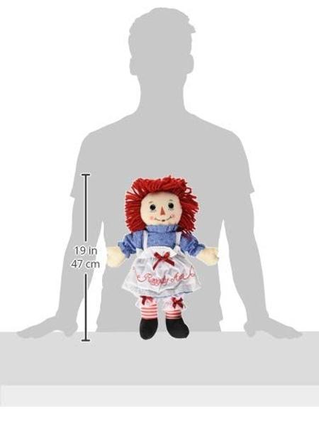 Paquete de 2 muñecas Aurora: Raggedy Ann y Raggedy Andy clásicas grandes de 16''.