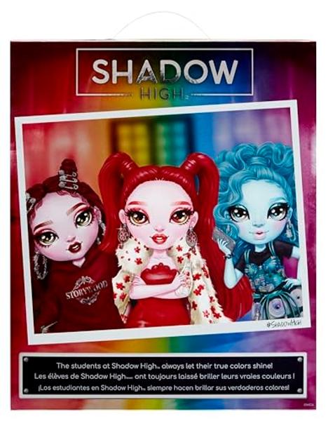 Rainbow High Shadow High Rosie - Muñeca de moda roja. Atuendo a la moda, cabello extra largo y más de 10 accesorios de juego coloridos. Un regalo ideal para niñas de 4 a 12 años y .