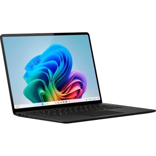 Microsoft Surface Laptop (2024), PC con Windows 11 Copilot+, pantalla táctil de 13,8", Snapdragon X Elite (12 núcleos), 16 GB de RAM, SSD de 1 TB, color negro.
