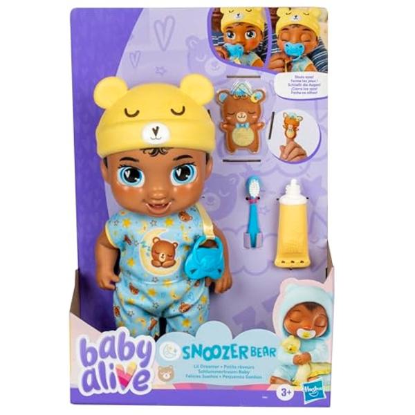 Muñeca de juego Baby Alive Super BFF Tilly Tinker con cabello negro, 28 cm, para vestir, para niñas y niños de 3 años en adelante (Exclusivo de Amazon).