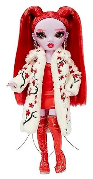 Rainbow High Shadow High Rosie - Muñeca de moda roja. Atuendo a la moda, cabello extra largo y más de 10 accesorios de juego coloridos. Un regalo ideal para niñas de 4 a 12 años y .
