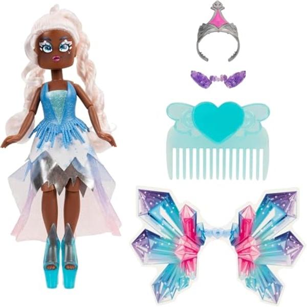Muñeca de moda Royale High de 23 cm - Chromae, el Hada de Hielo, Ola 1, Serie 1 - Incluye diario de hadas, peine y código de artículo virtual - A partir de 5 años.