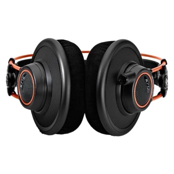 Auriculares de estudio de referencia abiertos supraaurales AKG Pro Audio K712 PRO, negros, 12,7 x 19,8 x 11,2 cm (2458X00140).