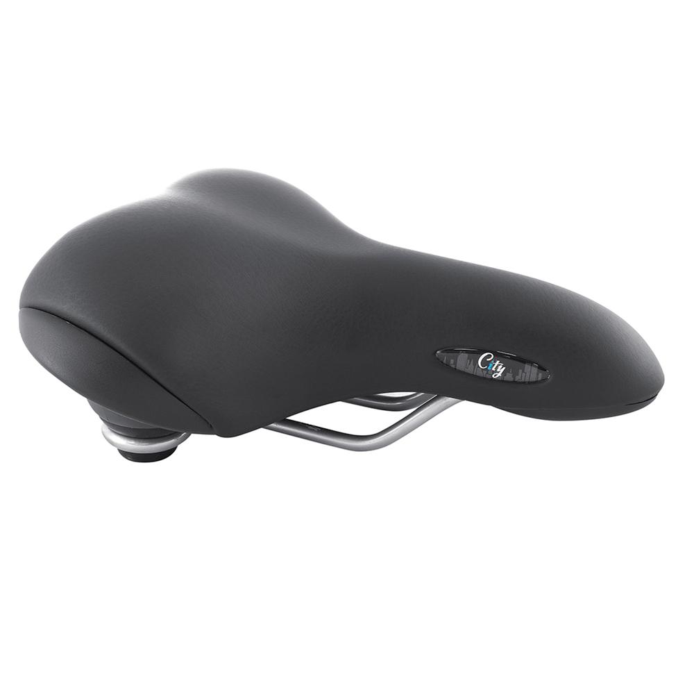 Asiento para bicicleta Selle Royal urbana City gel 25.5x19.3mm negro de resortes y elastomero sin br