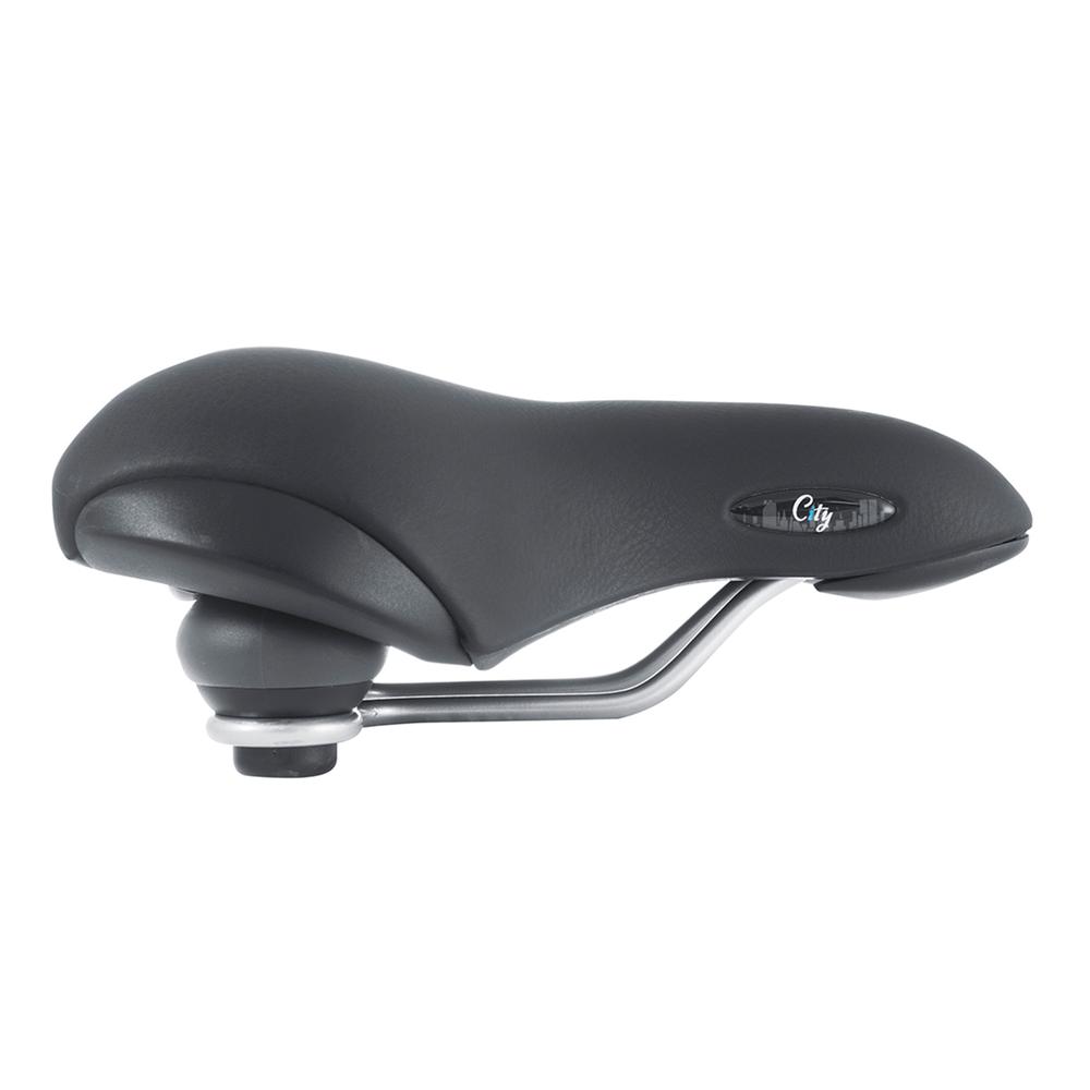 Asiento para bicicleta Selle Royal urbana City gel 25.5x19.3mm negro de resortes y elastomero sin br