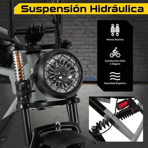 Bicicleta Electrica Montaña Adultos Pedal Asistido 7 Vel