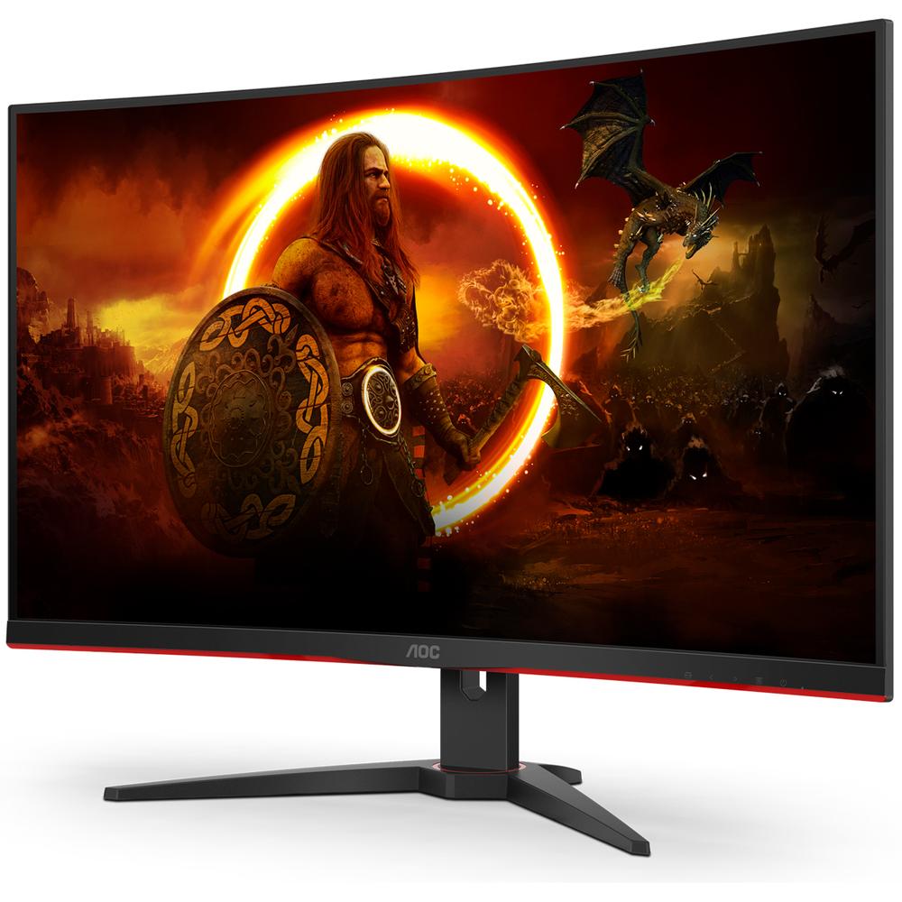 Monitor Gamer Curvo 31.5 AOC 0.5ms 240Hz Full HD VA WLED HDMI FreeSync ...