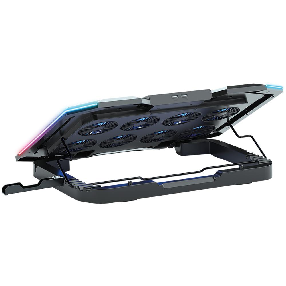 Base Enfriadora BALAM RUSH EOLOX FROST PRO EF760 Laptop 17 pulgadas Altura Ajustable 8 Fan 2xUSB LED