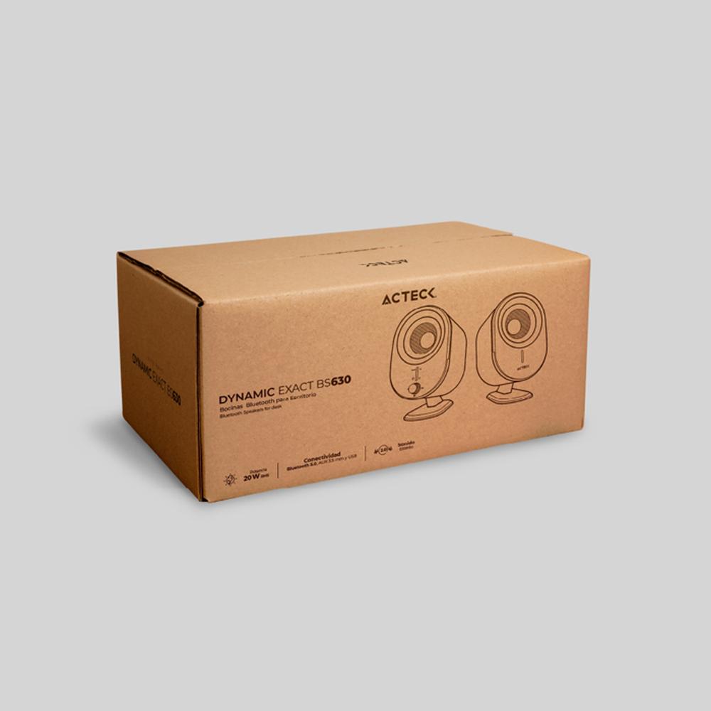 Bocinas ACTECK DYNAMIC EXACT BS630 Inalambrica 20W RMS USB Blanco AC-935876