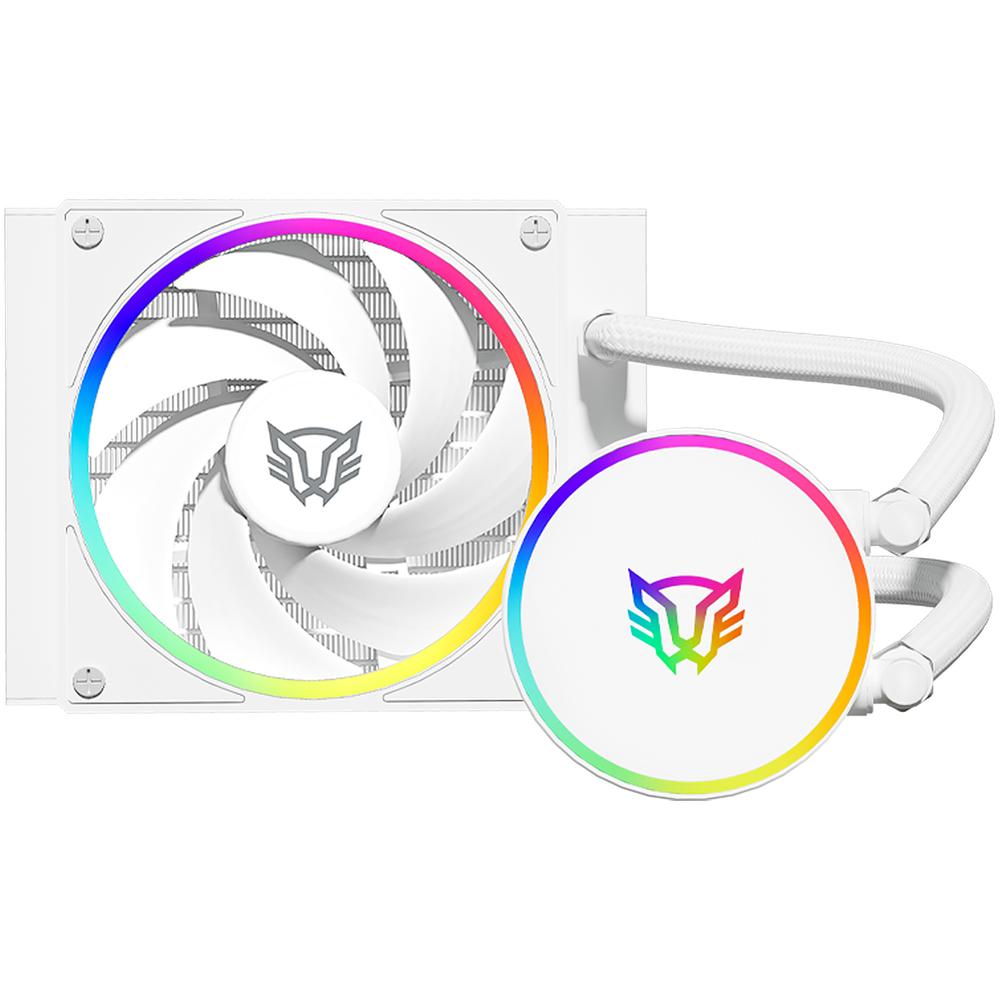 Enfriamiento Liquido BALAM RUSH HYDROX PRO V2 HX12 120mm ARGB 4 Pines 2200 RPM TDP 150w LGA1700 AM5 Blanco BR-941914