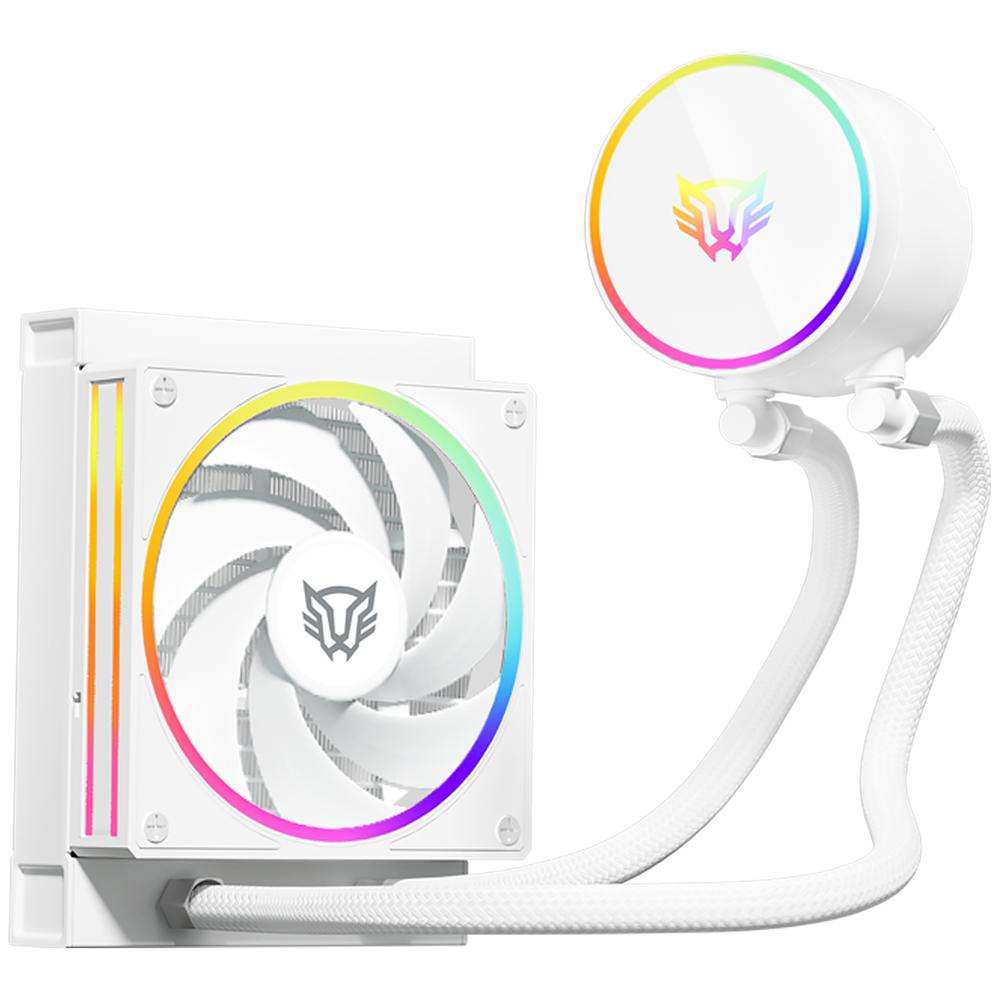 Enfriamiento Liquido BALAM RUSH HYDROX PRO V2 HX12 120mm ARGB 4 Pines 2200 RPM TDP 150w LGA1700 AM5 Blanco BR-941914