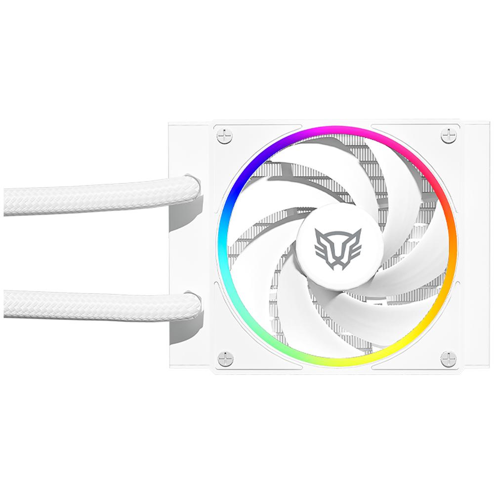 Enfriamiento Liquido BALAM RUSH HYDROX PRO V2 HX12 120mm ARGB 4 Pines 2200 RPM TDP 150w LGA1700 AM5 Blanco BR-941914