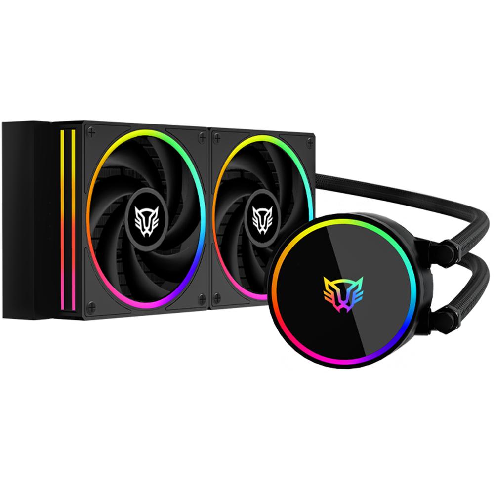Enfriamiento Liquido BALAM RUSH HYDROX PRO V2 HX24 240mm ARGB 4 Pines 2200 RPM TDP 250w LGA1700 AM5 Negro BR-941884