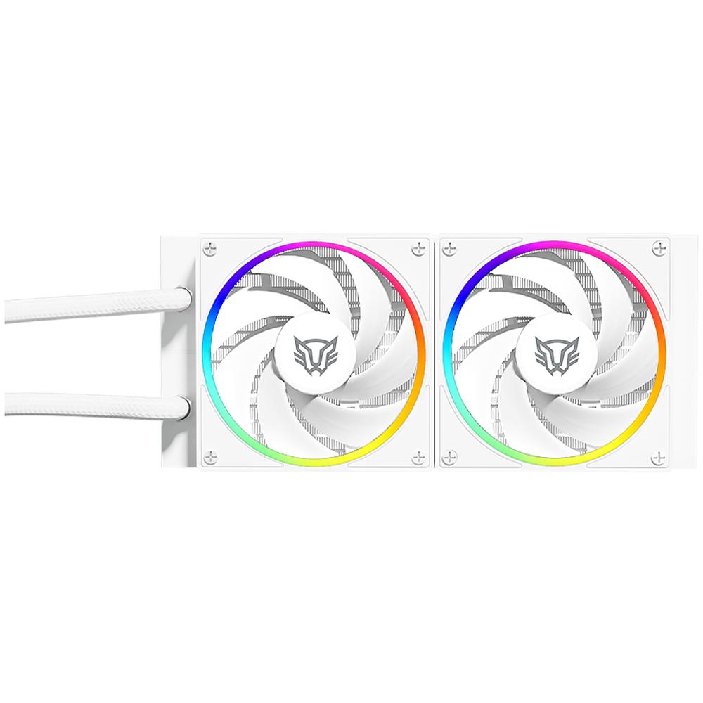 Enfriamiento Liquido BALAM RUSH HYDROX PRO V2 HX24 240mm ARGB 4 Pines 2200 RPM TDP 250w LGA1700 AM5 Blanco BR-941891