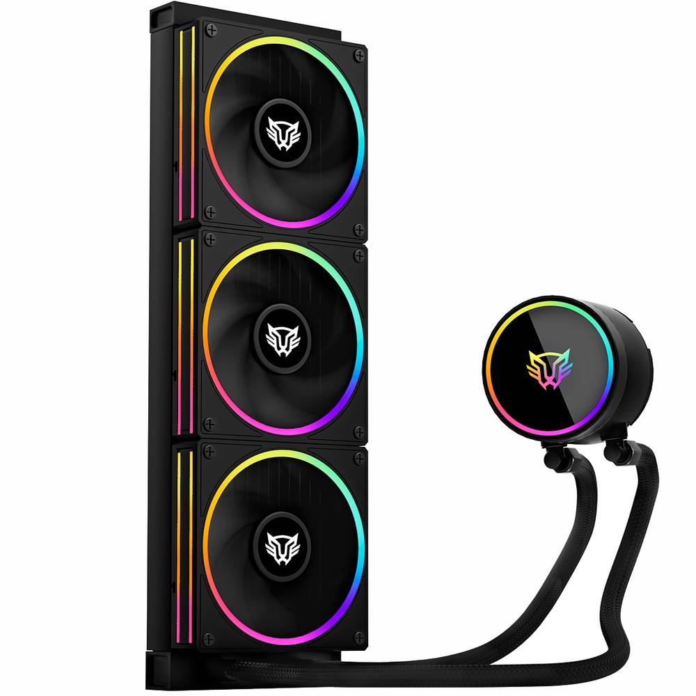 Enfriamiento Liquido BALAM RUSH HYDROX PRO V2 HX36 360mm ARGB 7 Pines 2200 RPM TDP 300w LGA1851 AM5 Negro BR-941860