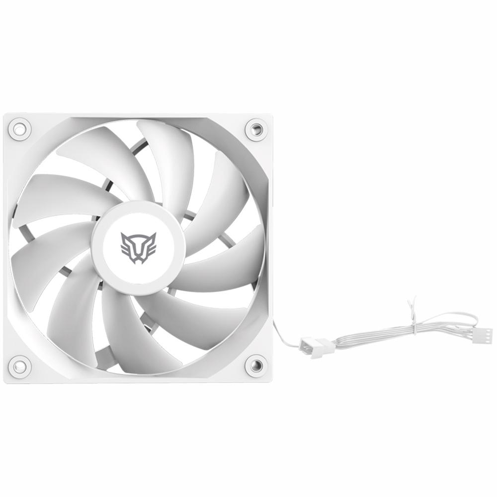 Ventilador Gamer BALAM RUSH EOLOX GLAZIAR PRO EXG99 120mm Aspas Aerodinámicas PWM 4 pin 2000RPM Blanco BR-942195