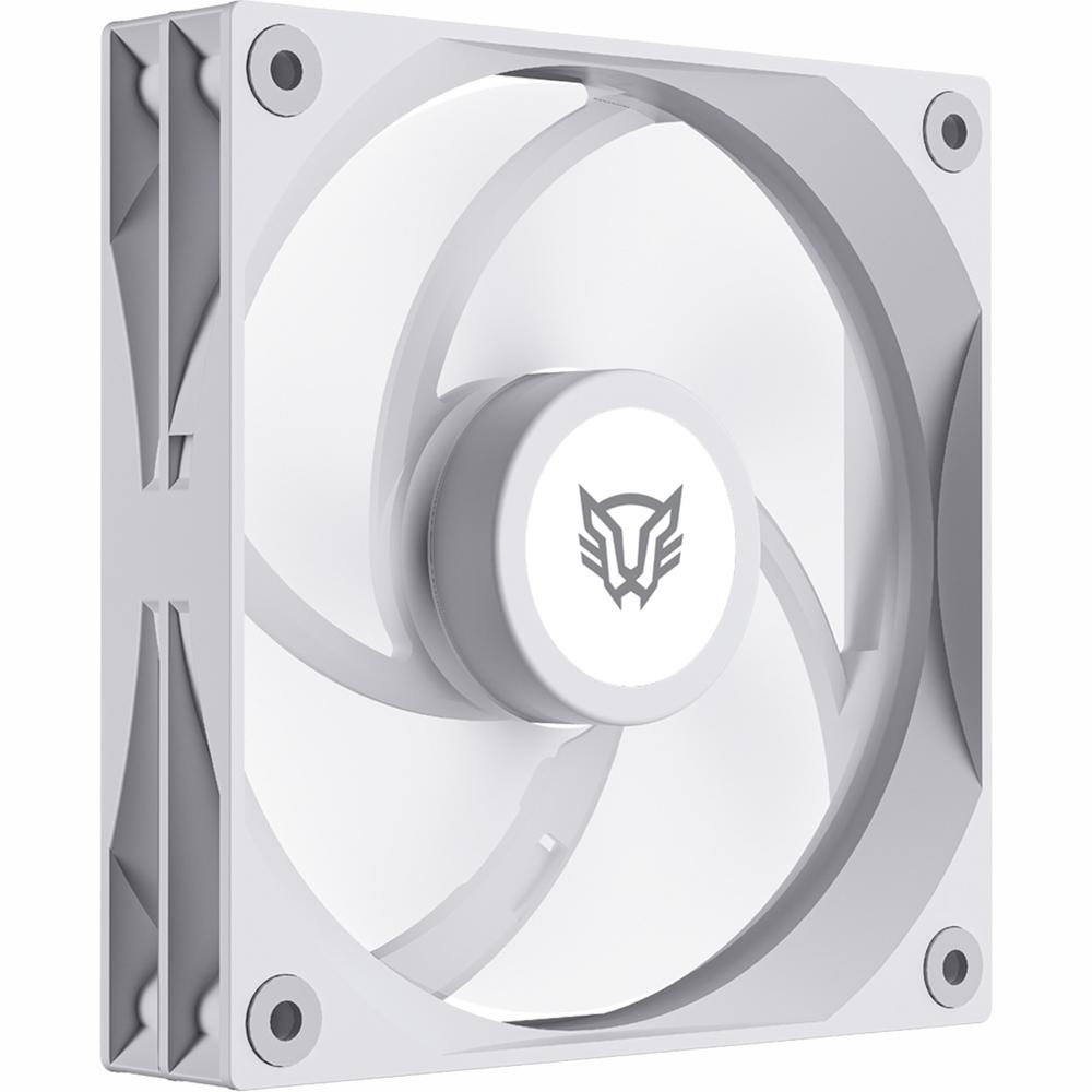 Ventilador Gamer BALAM RUSH EOLOX GLAZIAR PRO EXG99 120mm Aspas Aerodinámicas PWM 4 pin 2000RPM Blanco BR-942195