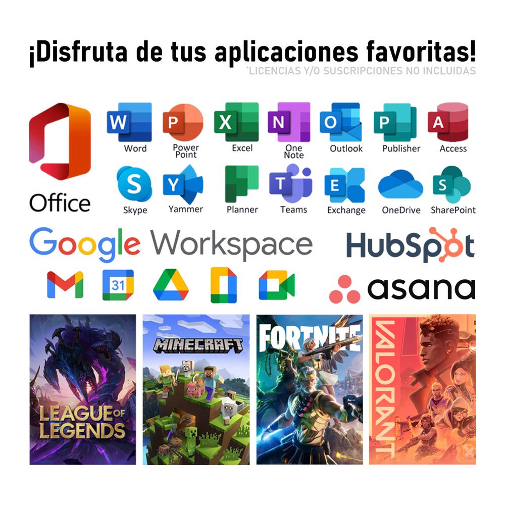 Laptop HP 255 G10 AMD Ryzen 7 7730U 32GB RAM 512GB SSD 15.6" Windows 11 Home Teclado en Ingles