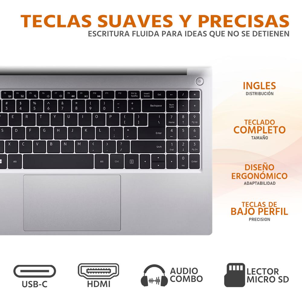 Laptop ACER Aspire 3 AMD Ryzen 7 7730U 32GB RAM 1TB SSD 15.6" Windows 11 Home Teclado en Ingles + Mouse DXT
