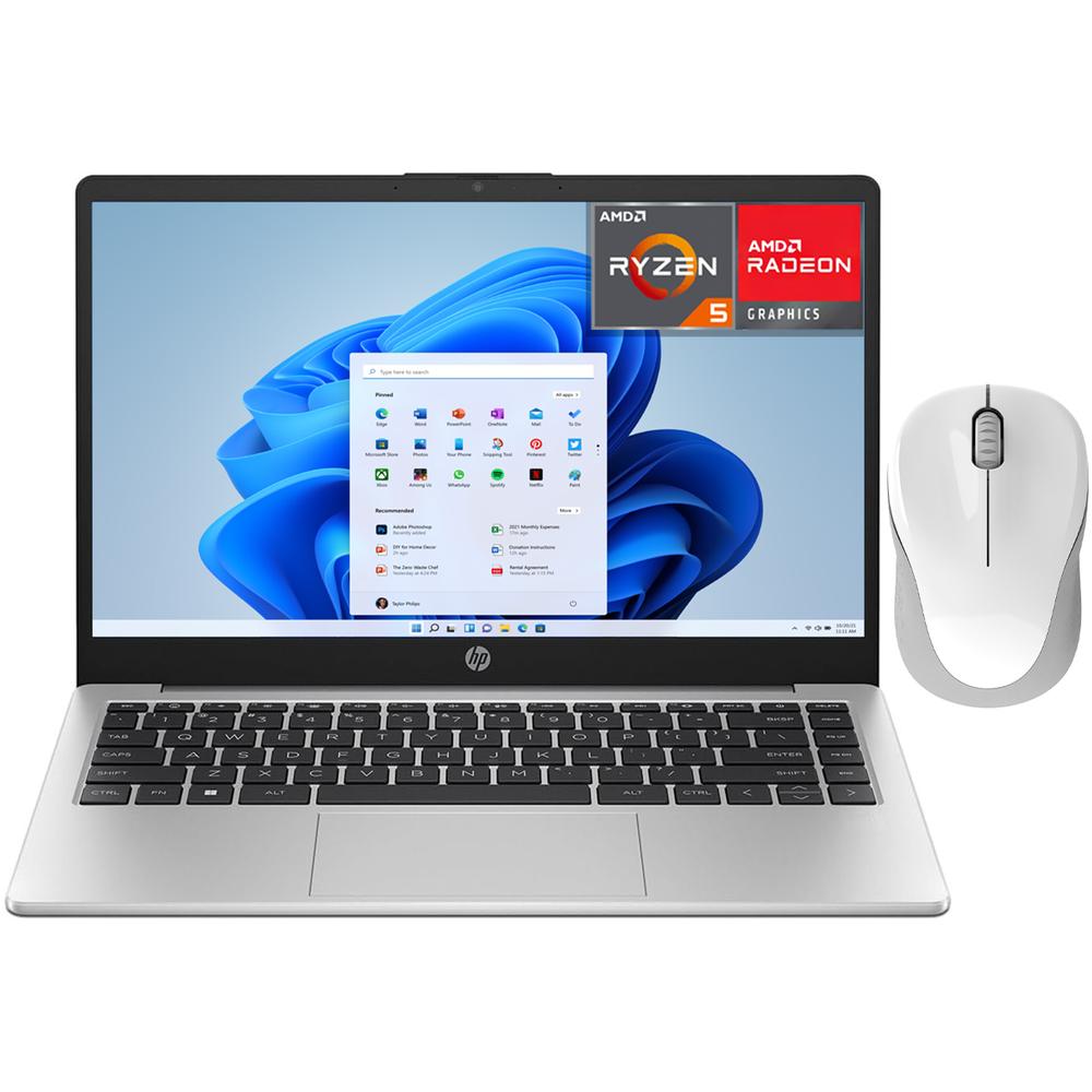 Laptop HP 245 G10 AMD Ryzen 5 7530U 24GB RAM 512GB SSD 14" Windows 11 Home Teclado en Español + Mouse
