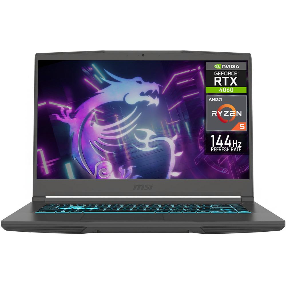 Laptop Gamer MSI Thin 15 NVIDIA GeForce RTX 4060 AMD Ryzen 5 7535HS 16GB RAM 512GB SSD 15.6" Windows 11 Home Teclado en Ingles