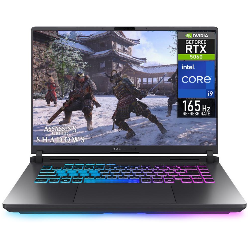 Laptop Gamer ASUS ROG Strix G16 NVIDIA GeForce RTX 5060 Intel Core i9 14900HX 16GB RAM 1TB SSD 16" Windows 11 Home Teclado en Ingles